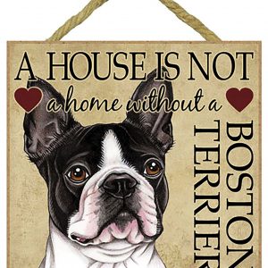 House Is Not A Home Boston Terrier Magnet