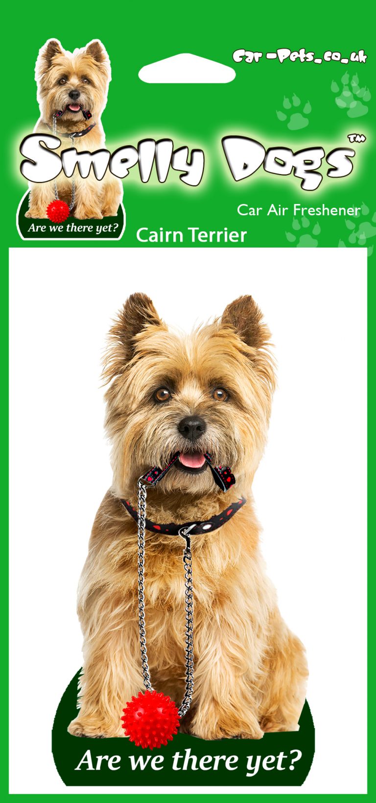 Cairn Terrier Car Air Fresheners x 4 pieces Car Pets Gifts for dog and cat lovers